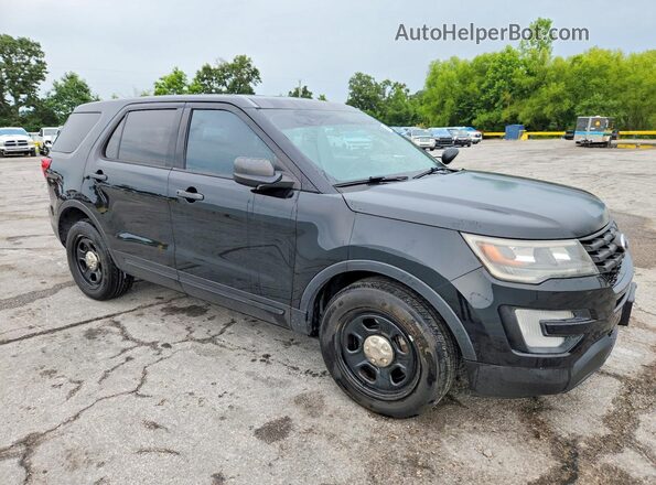 1FM5K8AR2HGC34697 2017 FORD EXPLORER Черный Передняя правая четверть