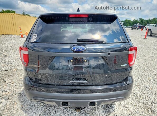1FM5K8AR2HGD93929 2017 FORD EXPLORER Черный Вид сзади