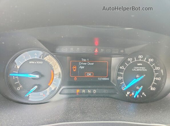 1FM5K8AR2HGD93929 2017 FORD EXPLORER Черный Вид щитка приборов