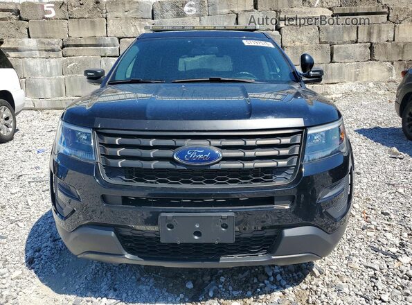 1FM5K8AR2JGC35385 2018 FORD EXPLORER Black Vista frontal