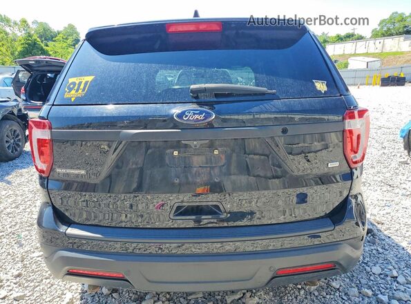 1FM5K8AR2JGC35385 2018 FORD EXPLORER Black Vista trasera