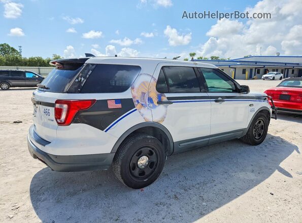 1FM5K8AR2JGC42725 2018 FORD EXPLORER White უკანა მარჯვენა