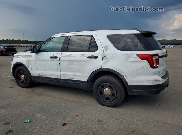1FM5K8AR2JGC74980 2018 FORD EXPLORER White Rear left
