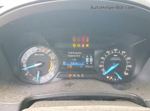 1FM5K8AR2JGC74980 2018 FORD EXPLORER White Instrument cluster view