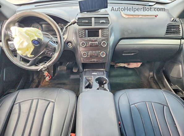 1FM5K8AR2KGA79110 2019 FORD EXPLORER Blue Vista del salpicadero
