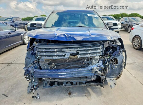 1FM5K8AR2KGA79110 2019 FORD EXPLORER Blue Vista frontal
