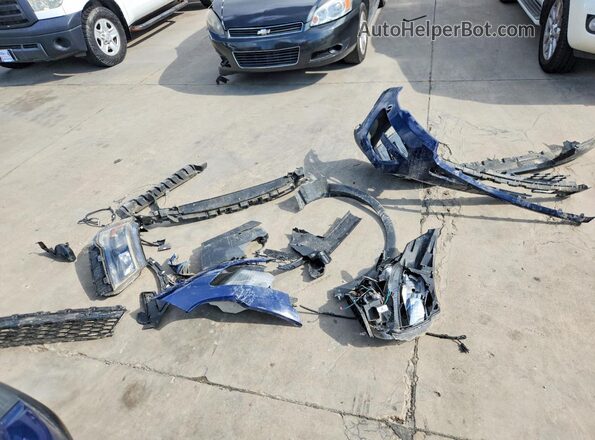 1FM5K8AR2KGA79110 2019 FORD EXPLORER Blue Vista del compartimento del motor