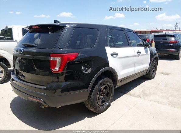 1FM5K8AR3GGD30790 2016 FORD UTILITY POLICE INTERCEPTOR Black უკანა მარჯვენა