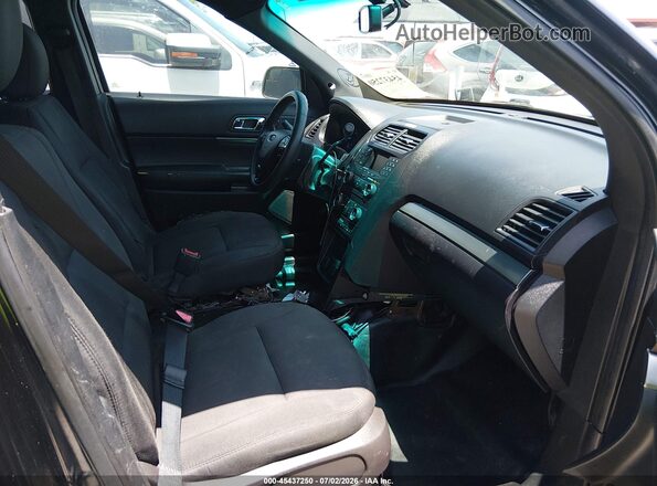 1FM5K8AR3GGD30790 2016 FORD UTILITY POLICE INTERCEPTOR Black წინა სალონის ხედი