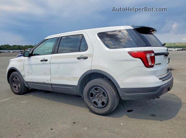 1FM5K8AR3JGC43138 2018 FORD EXPLORER White Հետևի ձախ