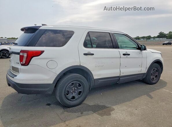 1FM5K8AR3JGC43138 2018 FORD EXPLORER White Հետևի աջ