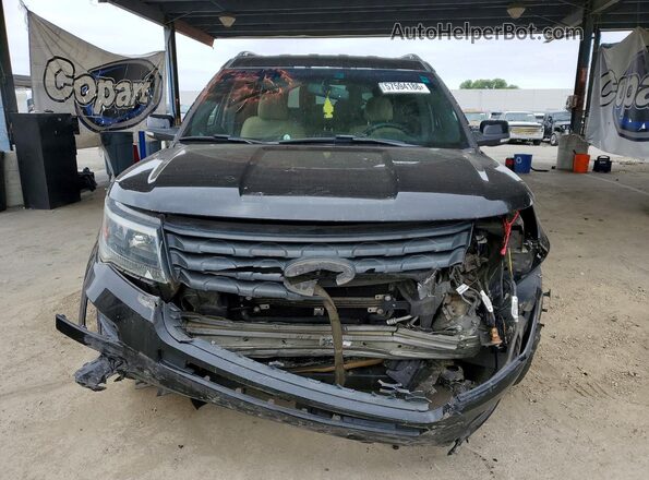 1FM5K8AR4GGA62980 2016 FORD EXPLORER Black Vista frontal