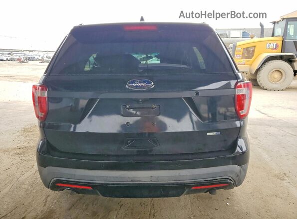 1FM5K8AR4GGA62980 2016 FORD EXPLORER Black Vista trasera