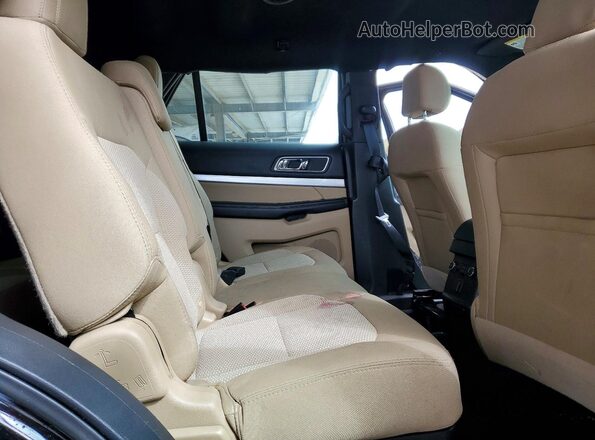 1FM5K8AR4GGA62980 2016 FORD EXPLORER Black Vista de los asientos traseros