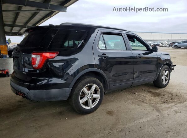 1FM5K8AR4GGA62980 2016 FORD EXPLORER Black Trasero derecho