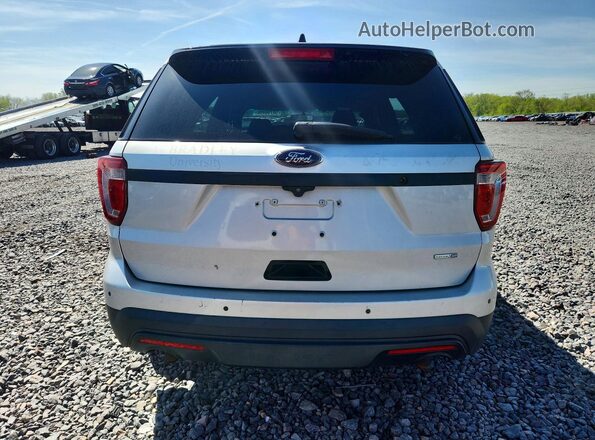 1FM5K8AR4HGA71423 2017 FORD EXPLORER Silver Rear view