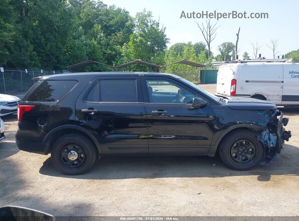 1FM5K8AR4HGB71697 2017 FORD UTILITY POLICE INTERCEPTOR Черный Вид задней части салона