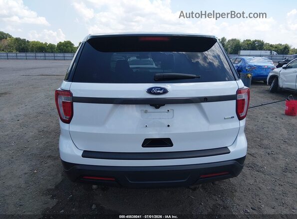 1FM5K8AR4JGA15925 2018 FORD POLICE INTERCEPTOR White 