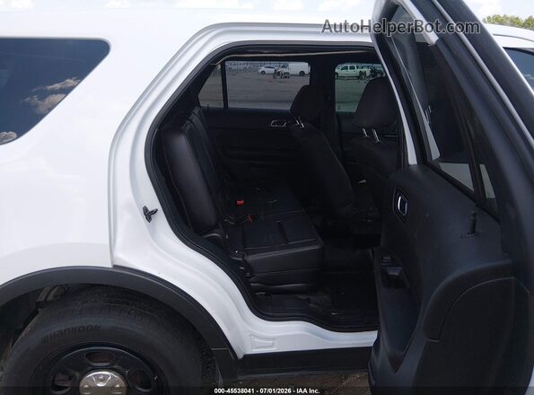 1FM5K8AR4JGA15925 2018 FORD POLICE INTERCEPTOR White VIN კოდის სტიკერის ხედი