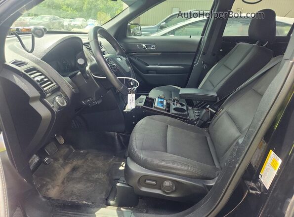 1FM5K8AR4JGC17714 2018 FORD EXPLORER Black წინა სალონის ხედი