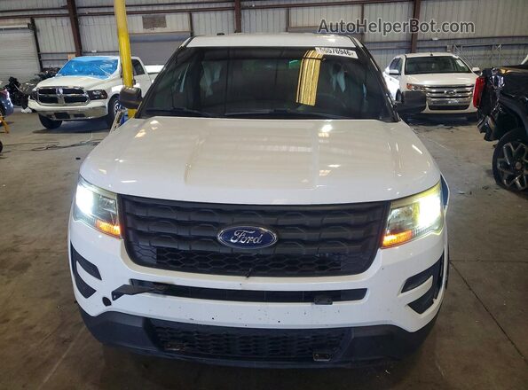 1FM5K8AR4KGA12783 2019 FORD EXPLORER White Vista frontal
