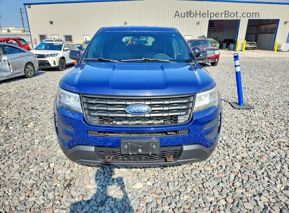 1FM5K8AR5GGA19197 2016 FORD EXPLORER Blue Vista frontal