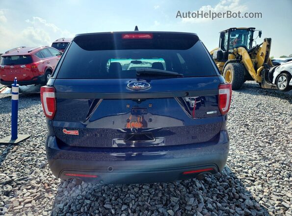 1FM5K8AR5GGA19197 2016 FORD EXPLORER Blue Vista trasera