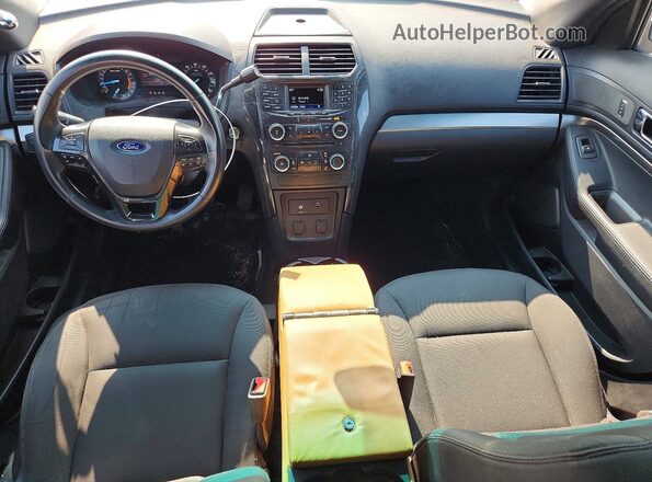 1FM5K8AR5GGA19197 2016 FORD EXPLORER Blue Vista del salpicadero