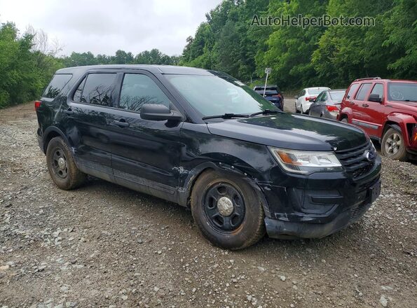 1FM5K8AR5JGA71176 2018 FORD EXPLORER Черный Передняя правая четверть