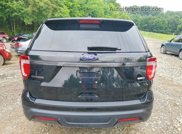 1FM5K8AR5JGA71176 2018 FORD EXPLORER Черный Вид сзади