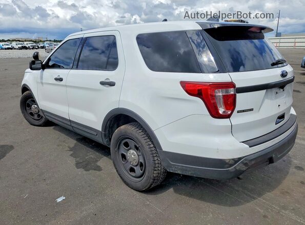 1FM5K8AR5JGA83764 2018 FORD EXPLORER White უკანა მარცხენა