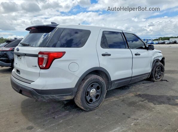 1FM5K8AR5JGA83764 2018 FORD EXPLORER White უკანა მარჯვენა