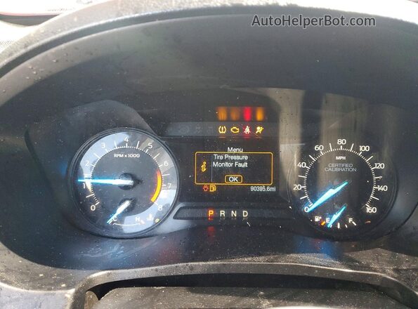 1FM5K8AR5JGA83764 2018 FORD EXPLORER White ხელსაწყოთა პანელის ხედი