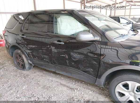 1FM5K8AR5KGA78663 2019 FORD POLICE INTERCEPTOR Black Դիմացի տեսք