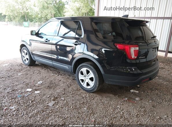 1FM5K8AR5KGA78663 2019 FORD POLICE INTERCEPTOR Black Հետևի ձախ