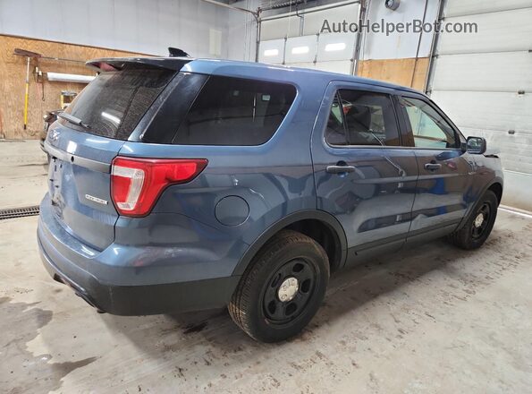 1FM5K8AR6GGA19029 2016 FORD EXPLORER Blue Tył prawy