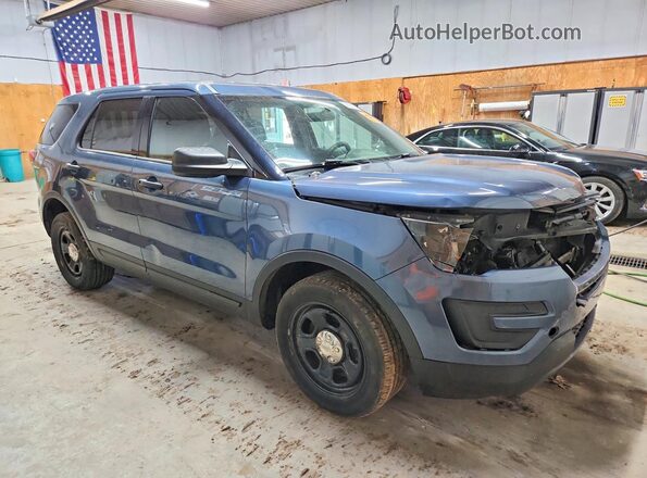 1FM5K8AR6GGA19029 2016 FORD EXPLORER Blue Przód prawy
