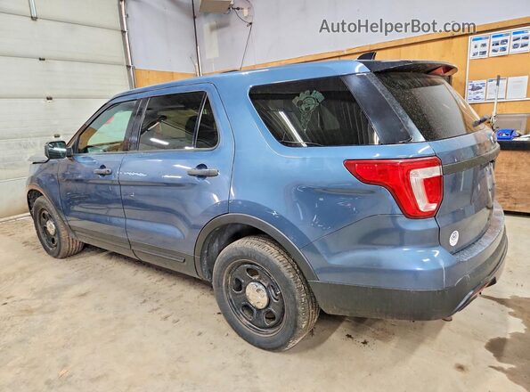 1FM5K8AR6GGA19029 2016 FORD EXPLORER Blue Tył lewy