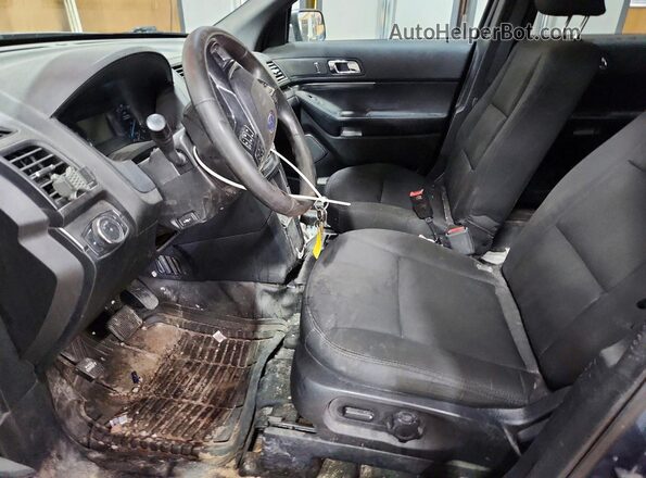 1FM5K8AR6GGA19029 2016 FORD EXPLORER Blue Widok wnętrza z przodu
