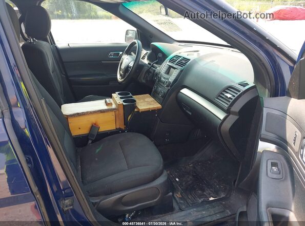 1FM5K8AR7GGA19203 2016 FORD UTILITY POLICE INTERCEPTOR Blue Սալոնի դիմացի տեսք