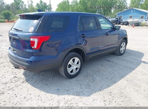 1FM5K8AR7GGA19203 2016 FORD UTILITY POLICE INTERCEPTOR Blue Հետևի աջ