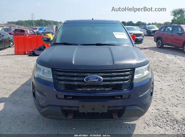 1FM5K8AR7GGA19203 2016 FORD UTILITY POLICE INTERCEPTOR Blue Սարքավորումների վահանակի տեսք