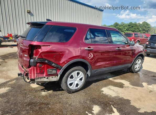 1FM5K8AR7GGB36747 2016 FORD EXPLORER Красный Задняя правая четверть