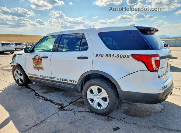 1FM5K8AR7HGA24581 2017 FORD EXPLORER White Trasero izquierdo