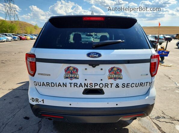 1FM5K8AR7HGA24581 2017 FORD EXPLORER White Vista trasera