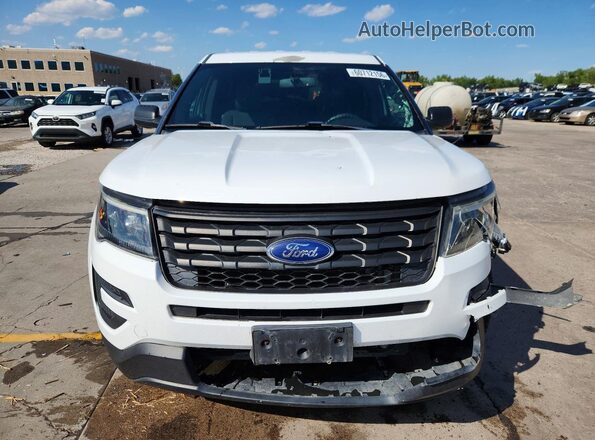 1FM5K8AR7HGA24581 2017 FORD EXPLORER White Vista frontal