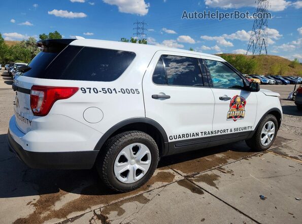 1FM5K8AR7HGA24581 2017 FORD EXPLORER White Trasero derecho