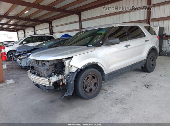 1FM5K8AR7HGA35886 2017 FORD UTILITY POLICE INTERCEPTOR Silver Front left