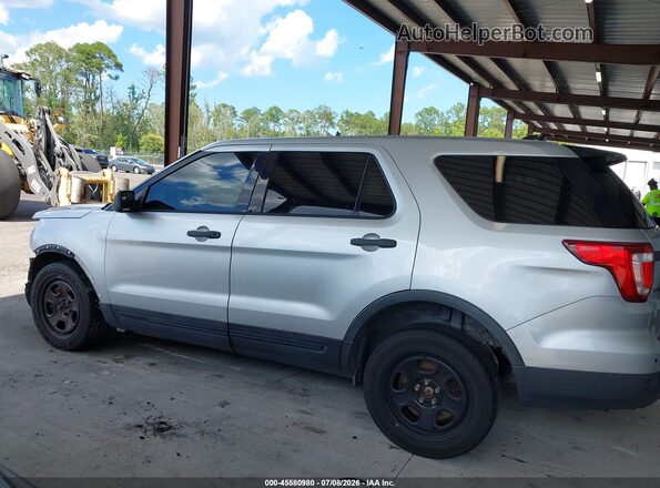 1FM5K8AR7HGA35886 2017 FORD UTILITY POLICE INTERCEPTOR Silver 360 interior view
