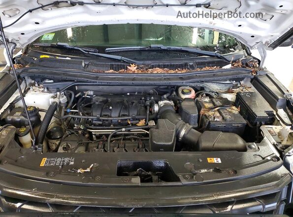 1FM5K8AR7HGA37539 2017 FORD EXPLORER White Engine compartment view